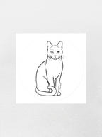 Russian Blue Sticker