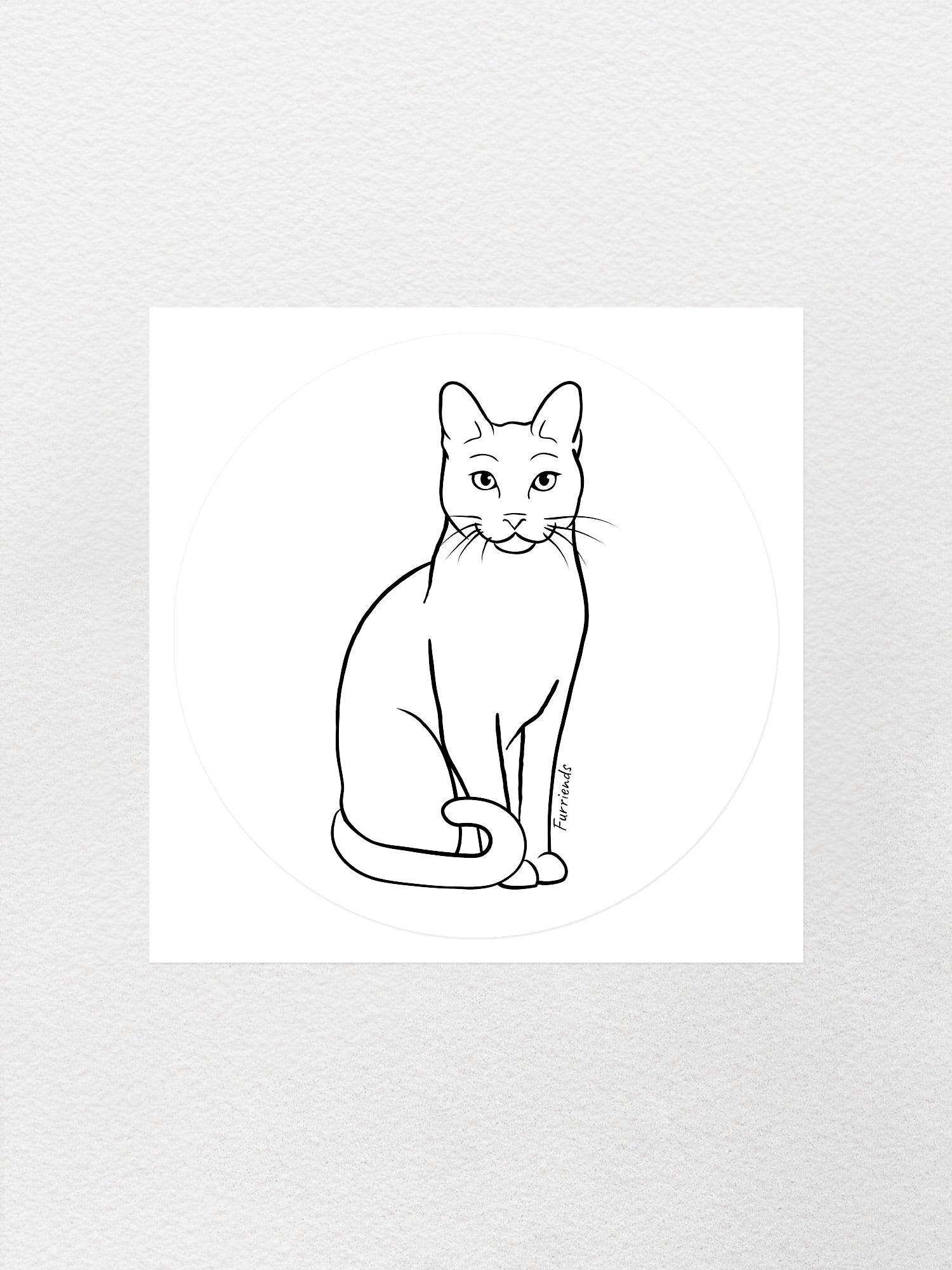 Russian Blue Sticker