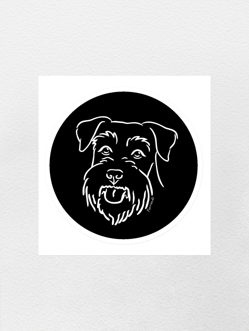 Schnauzer Sticker