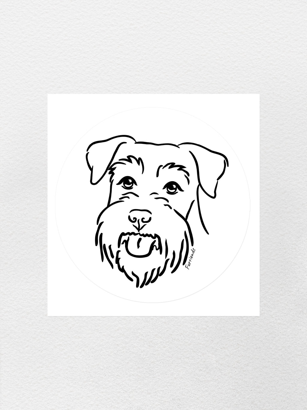 Schnauzer Sticker