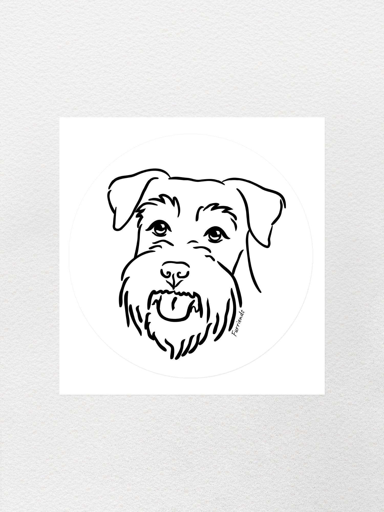 Schnauzer Sticker