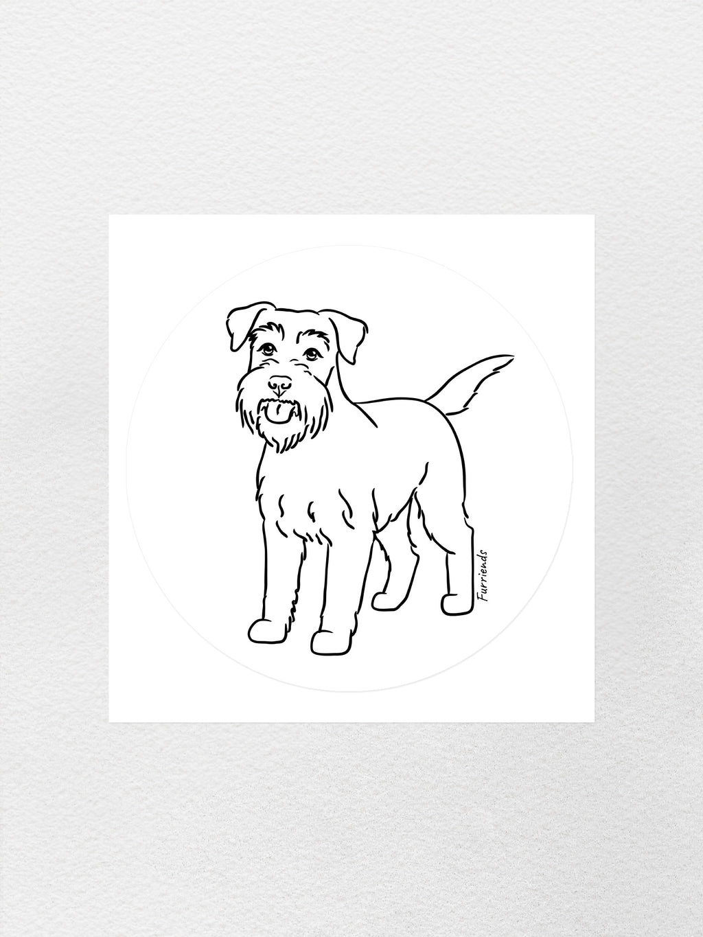 Schnauzer Sticker