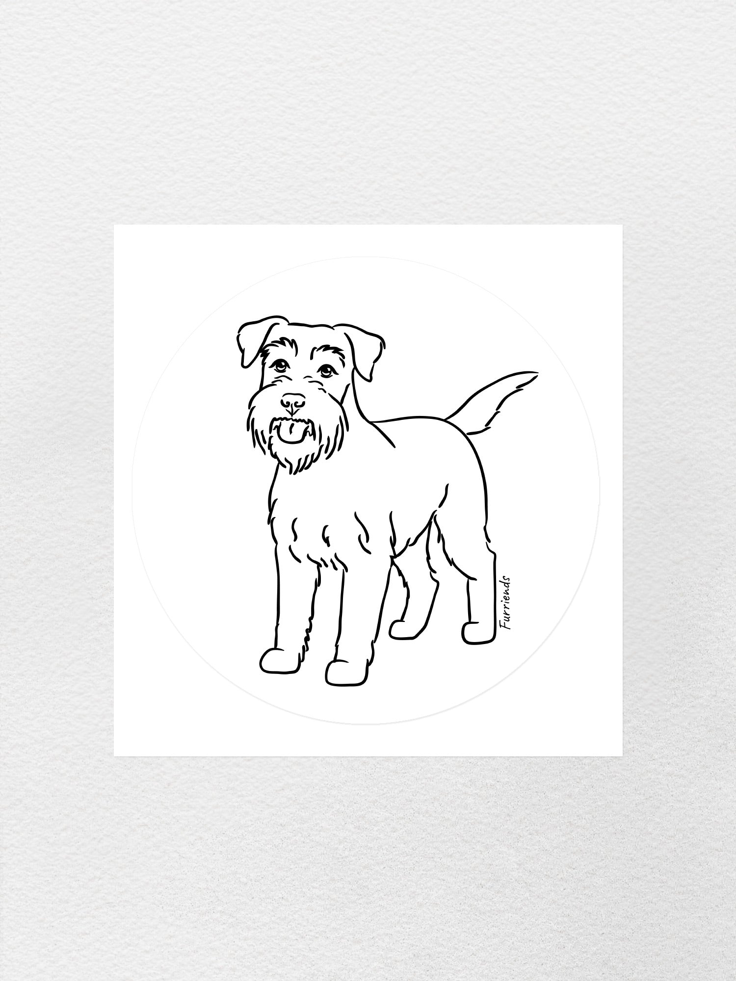 Schnauzer Sticker