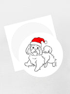 Shih Tzu Christmas Edition Sticker