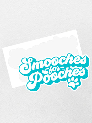 Smooches For Pooches Sticker