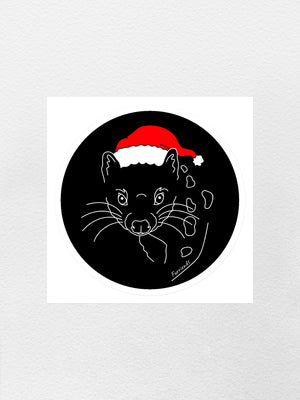 Spotted-Tailed Quoll Christmas Edition Sticker