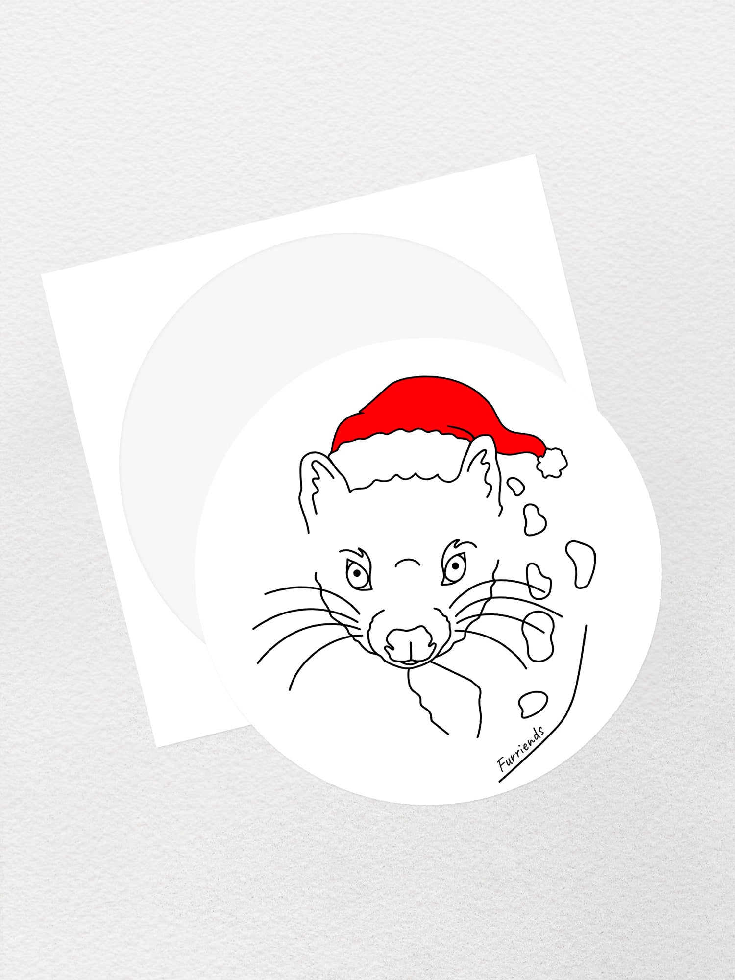 Spotted-Tailed Quoll Christmas Edition Sticker