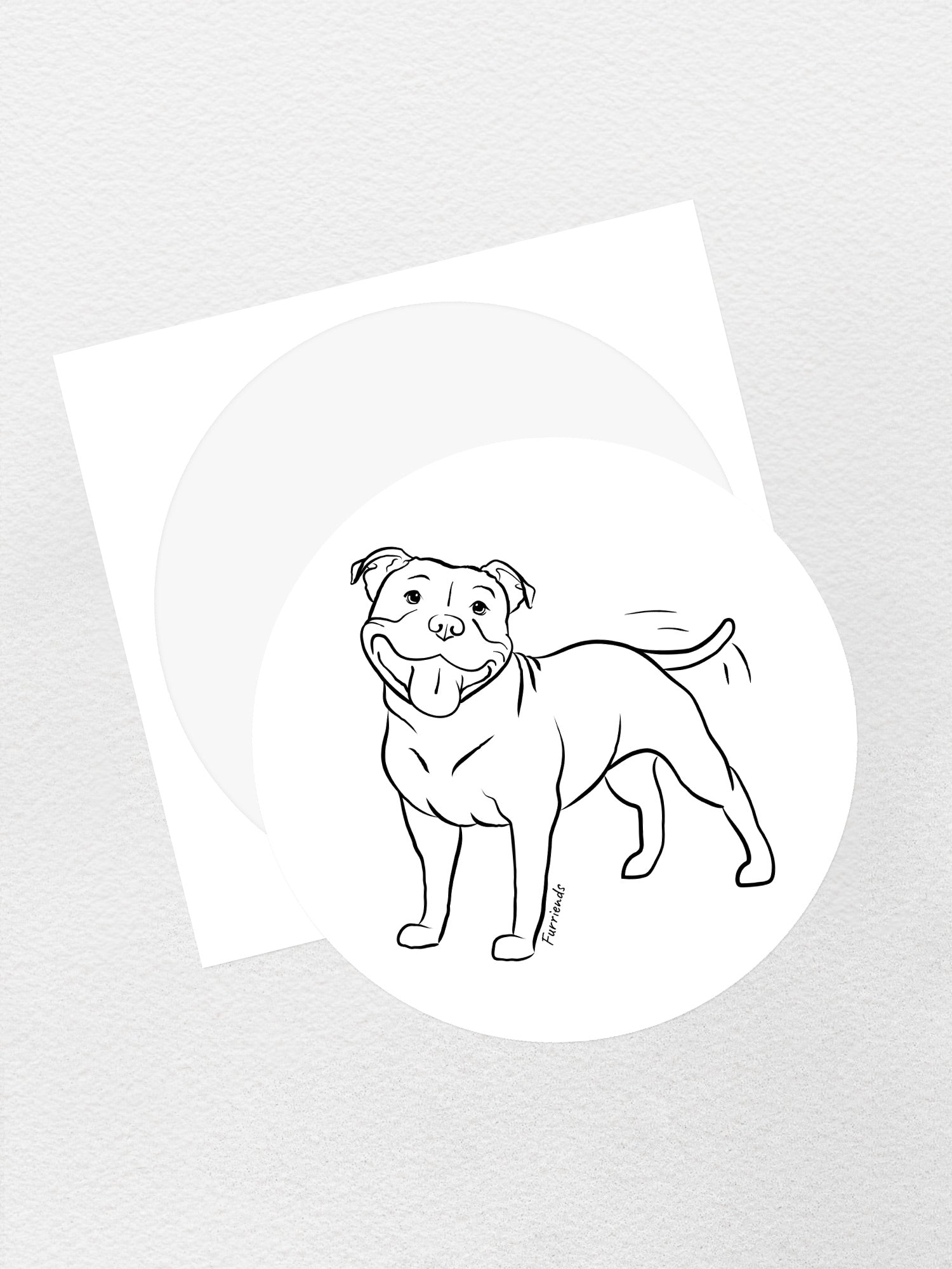 Staffordshire Bull Terrier Sticker