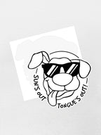 Sun's Out Tongue's Out Sticker