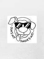 Sun's Out Tongue's Out Sticker
