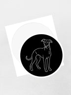 Whippet Sticker
