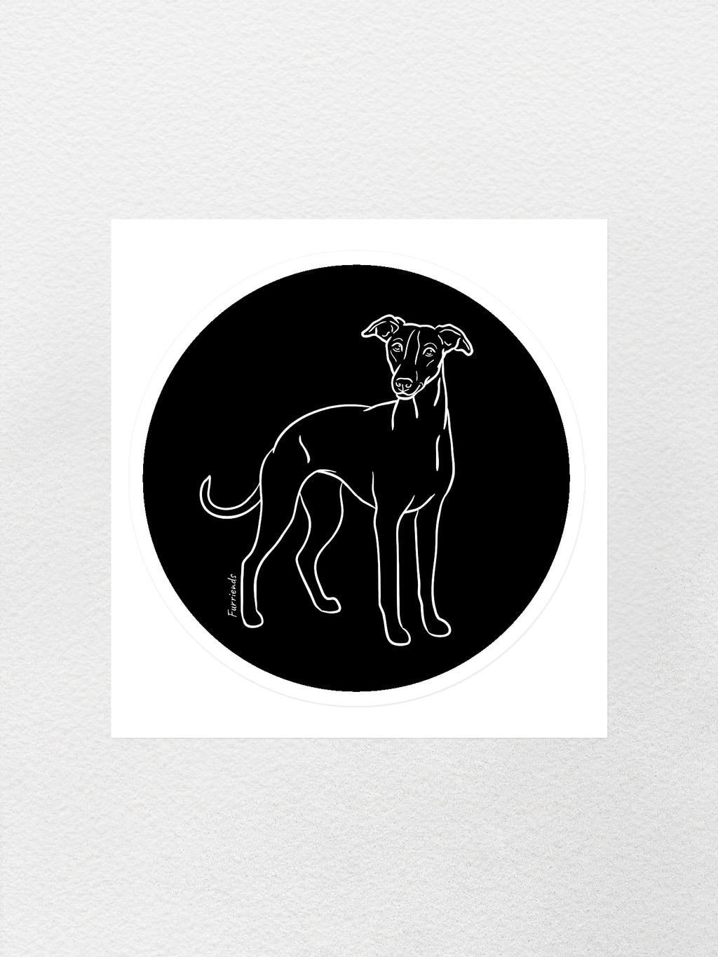 Whippet Sticker