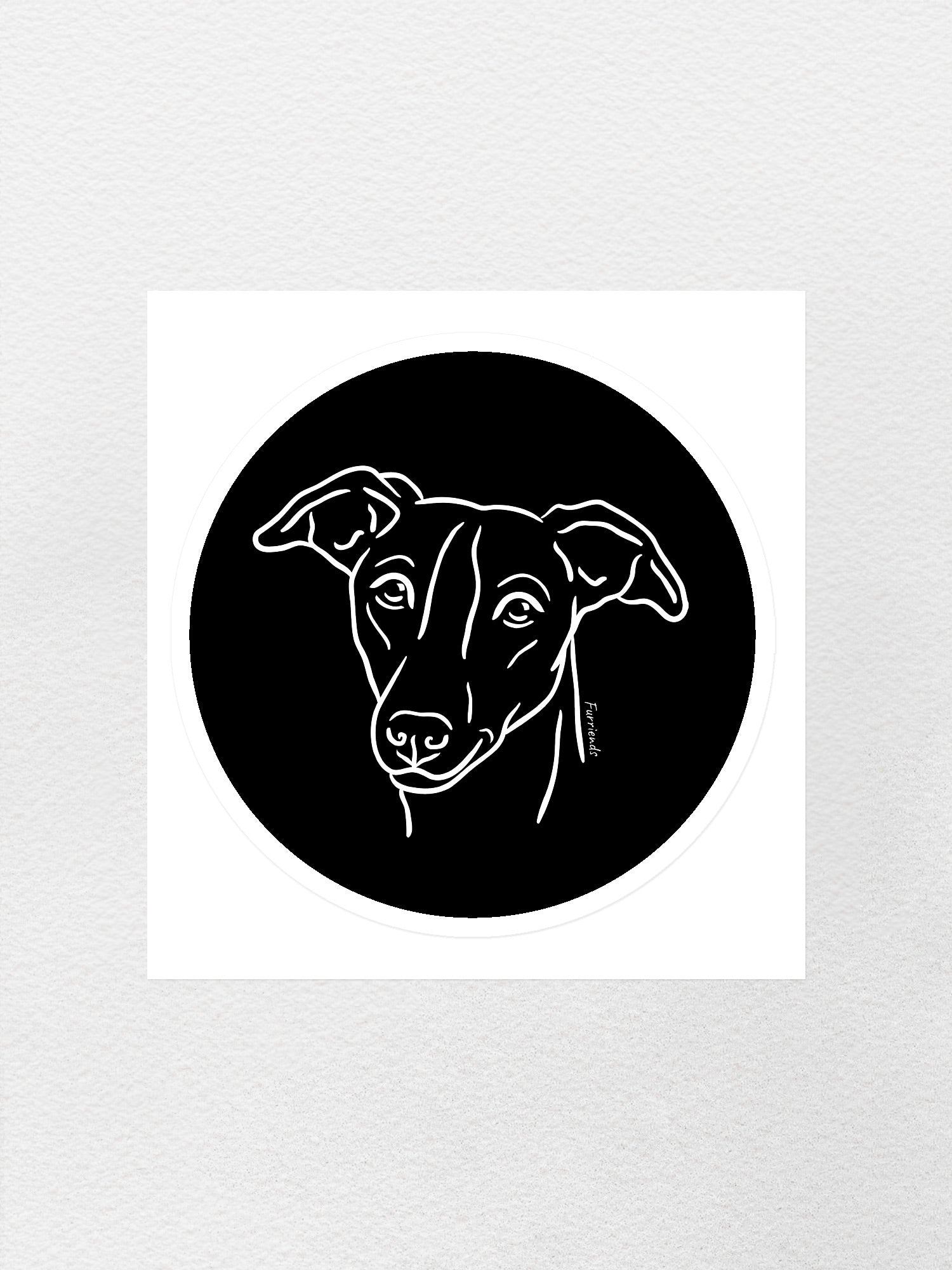 Whippet Sticker