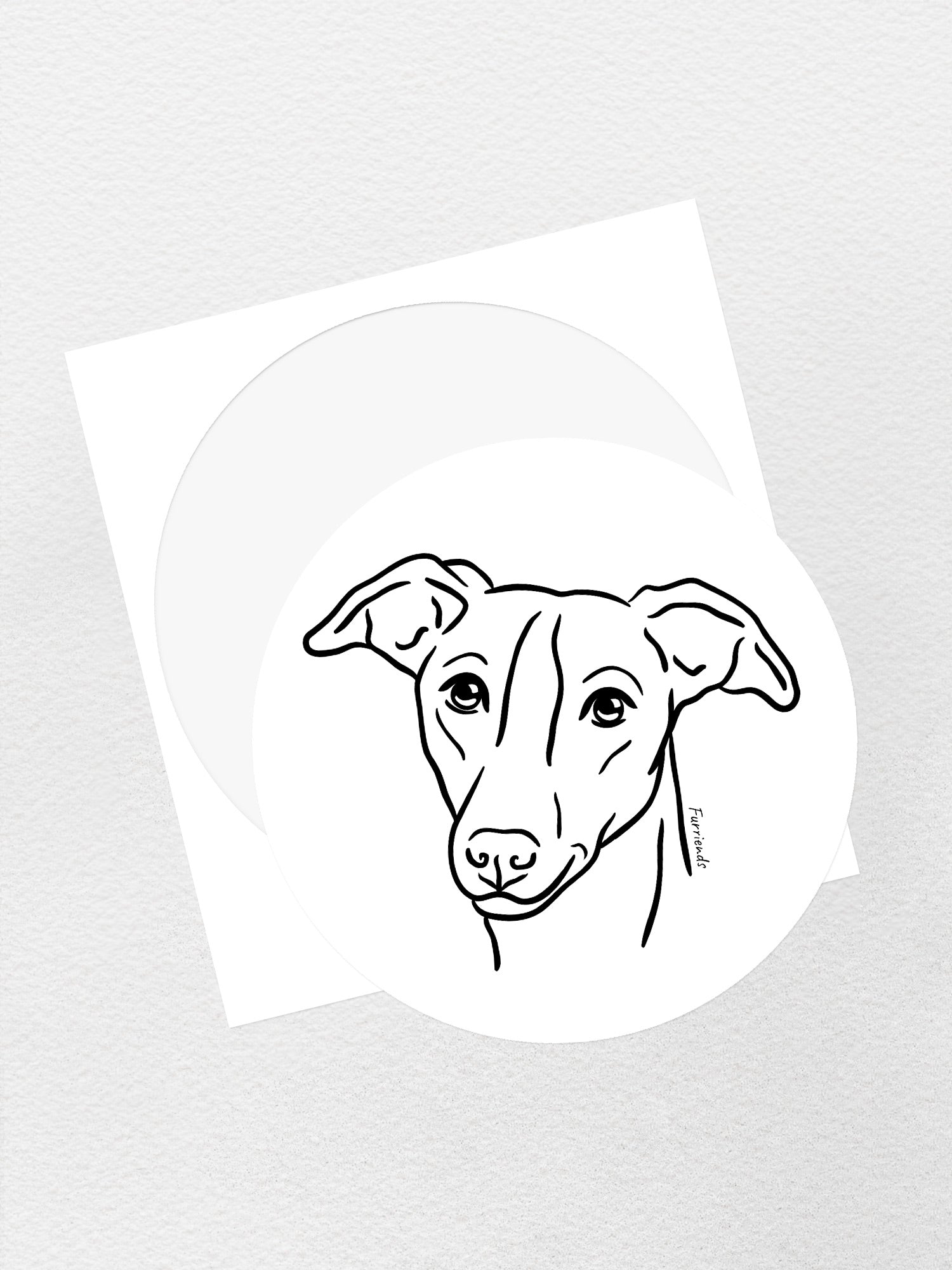 Whippet Sticker