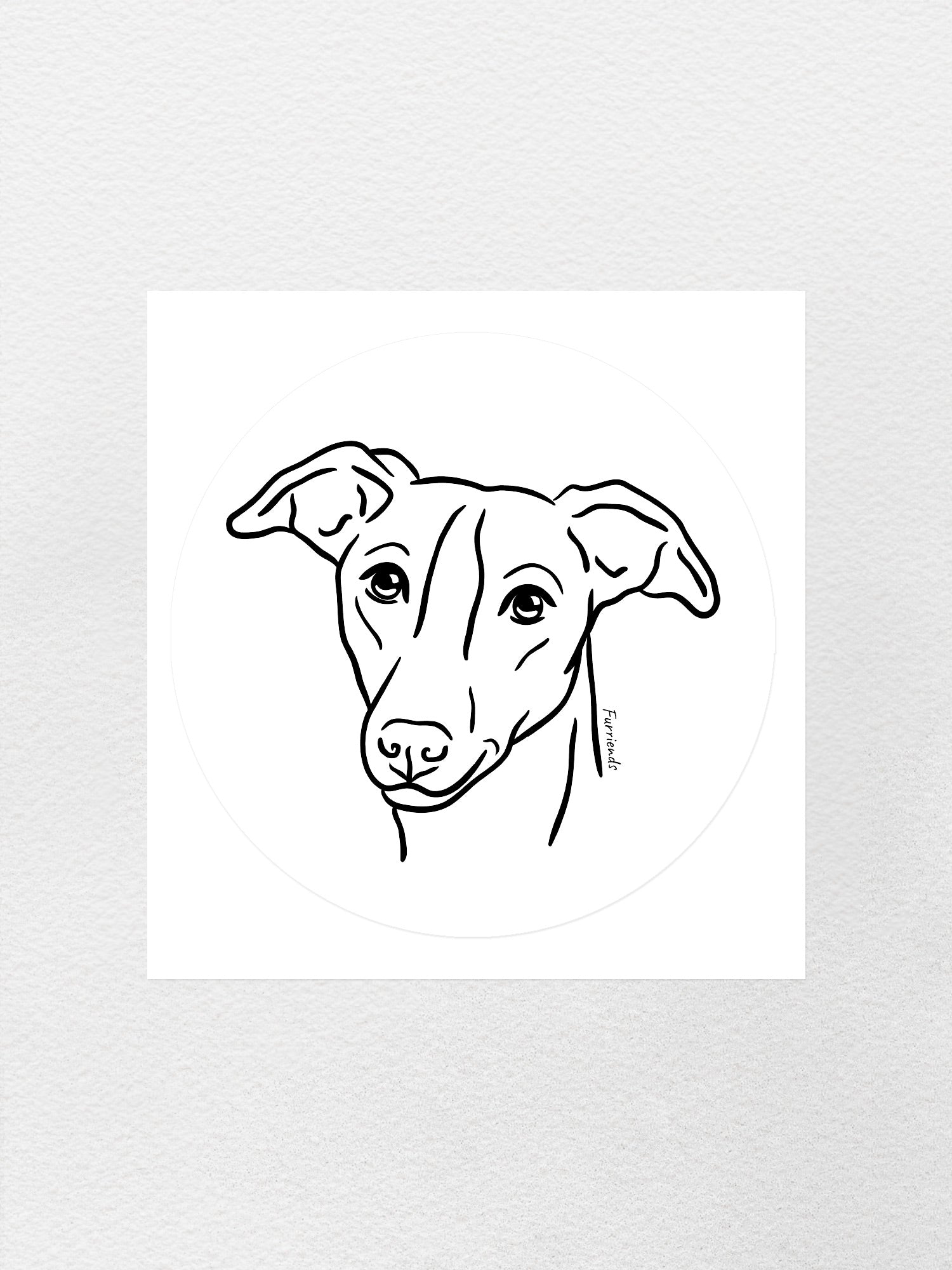 Whippet Sticker