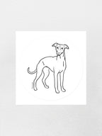 Whippet Sticker