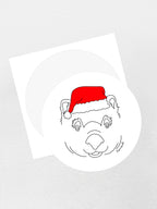 Wombat Christmas Edition Sticker