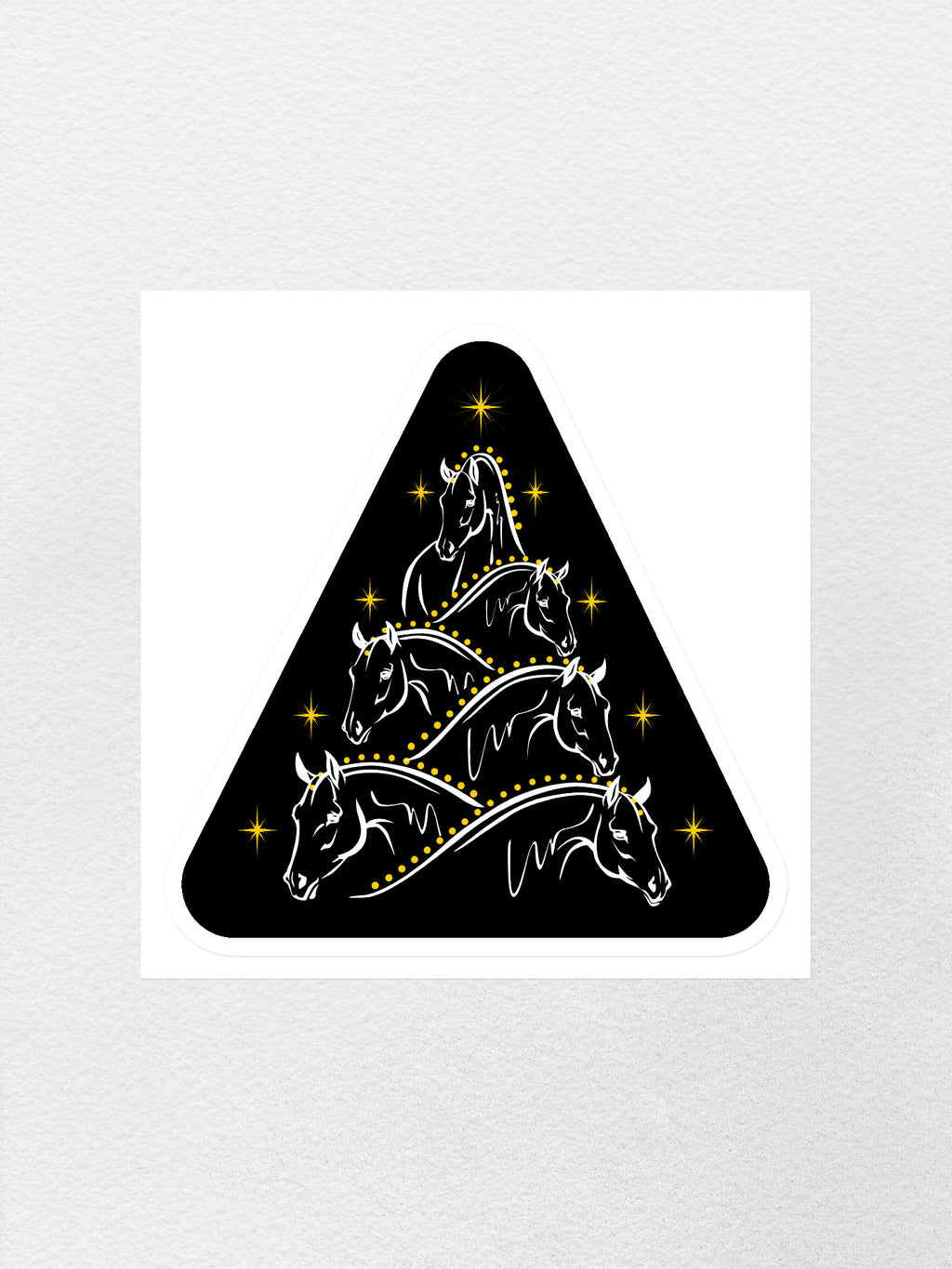Horsemas Tree Sticker