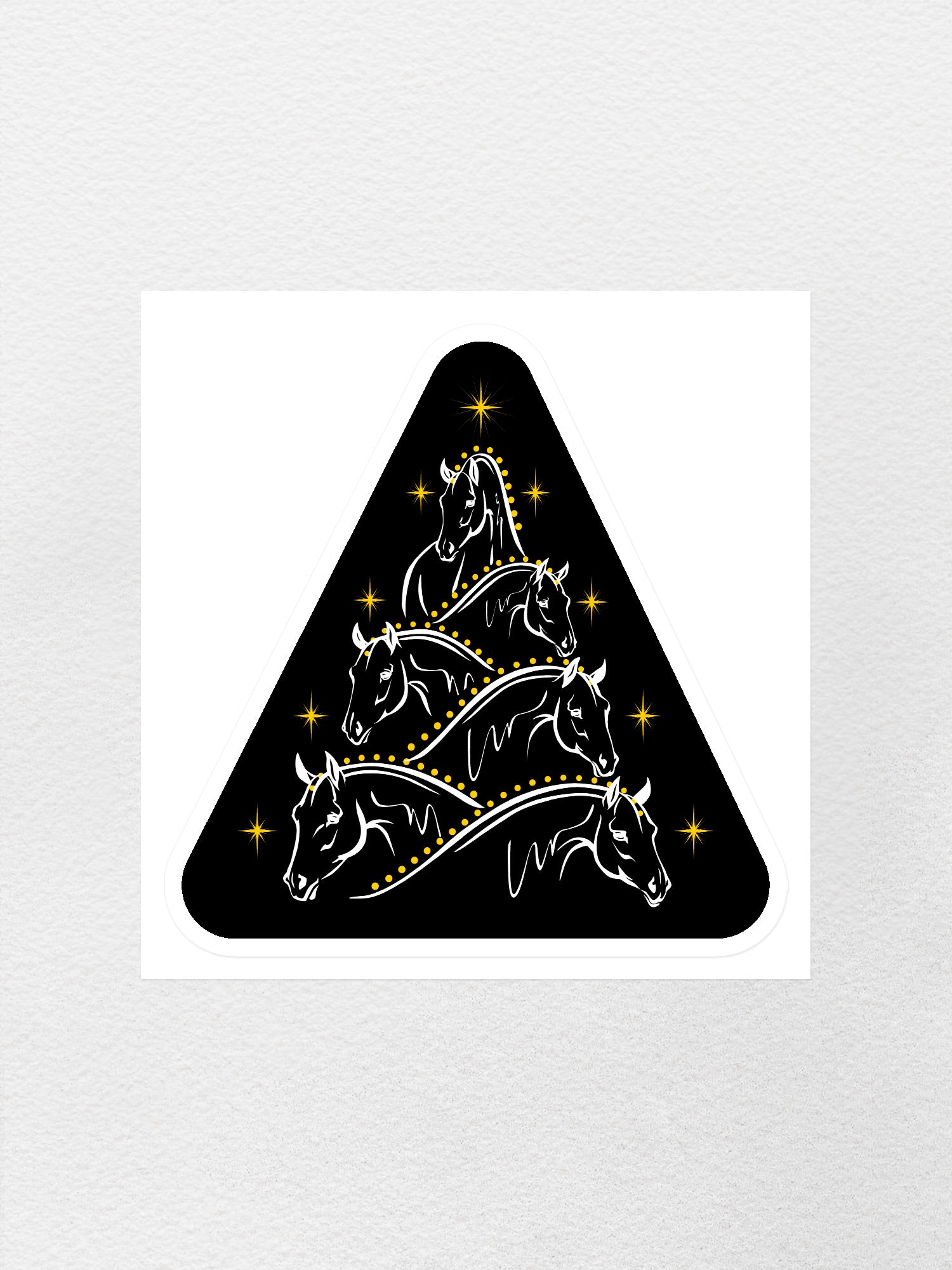 Horsemas Tree Sticker