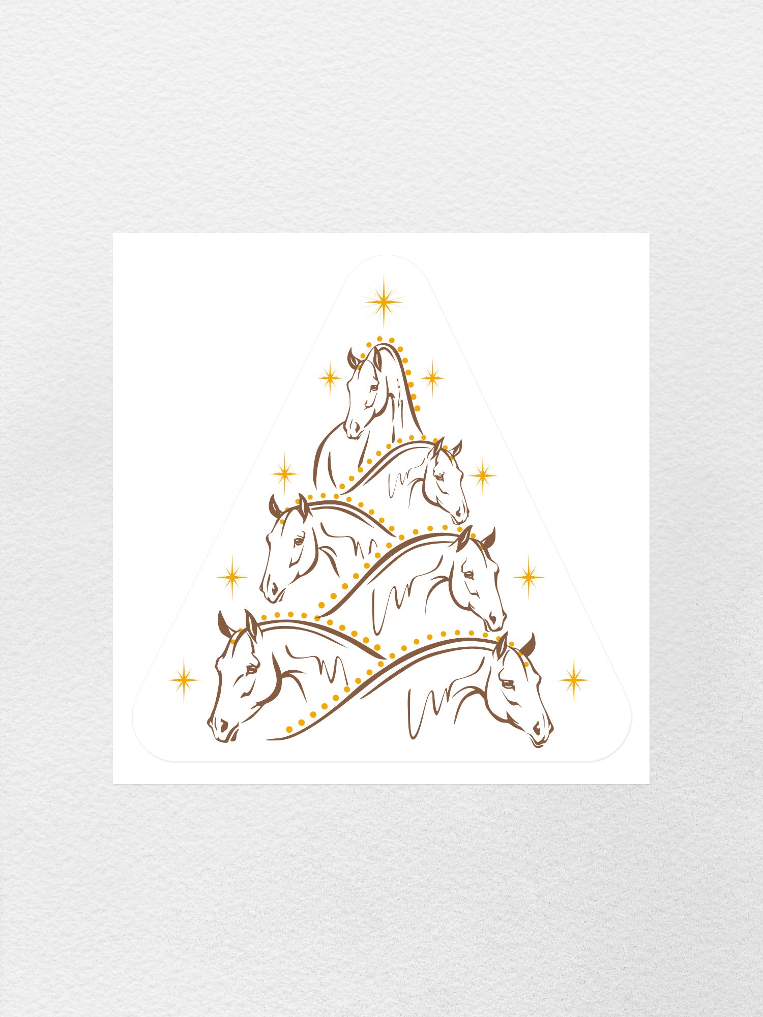Horsemas Tree Sticker