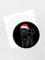 Husky Christmas Edition Sticker