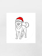 Husky Christmas Edition Sticker