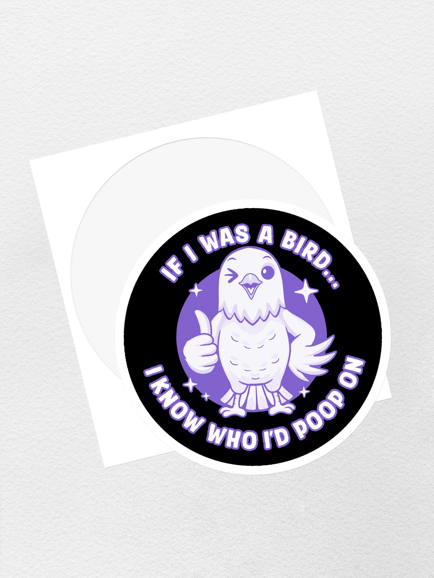 If I Was A Bird Sticker