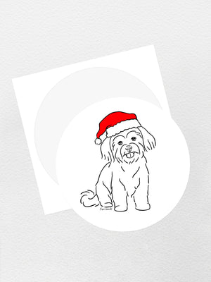 Maltese Terrier Christmas Edition Sticker