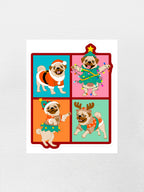 Pugmas Sticker