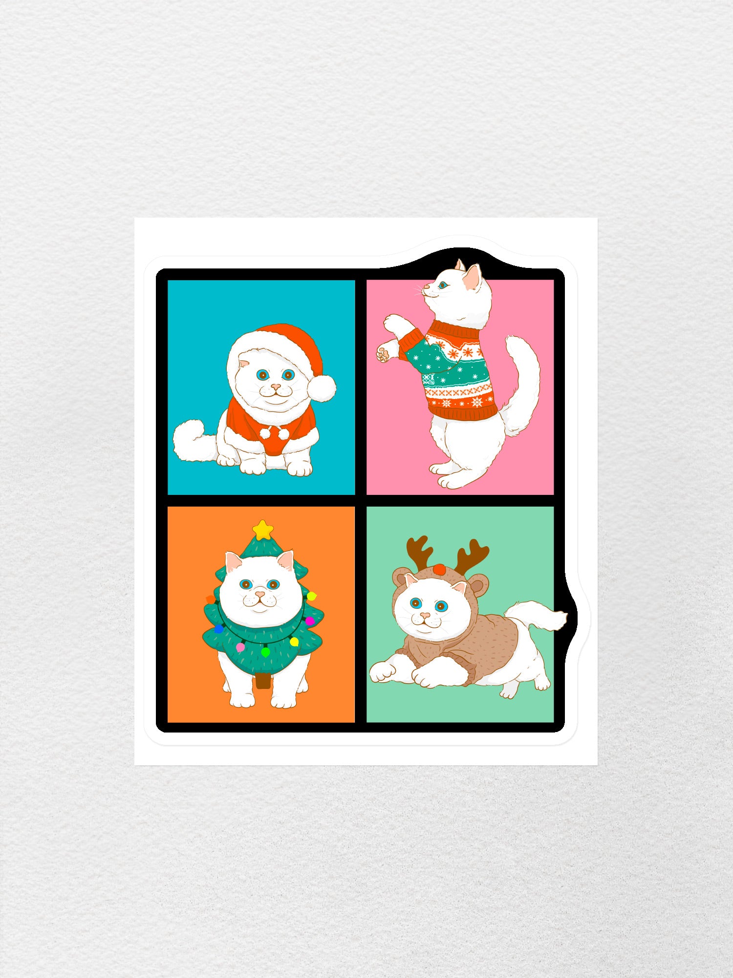 Purrmas Sticker