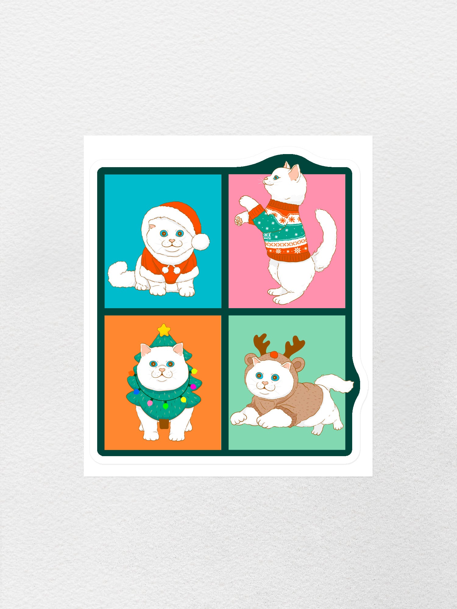 Purrmas Sticker