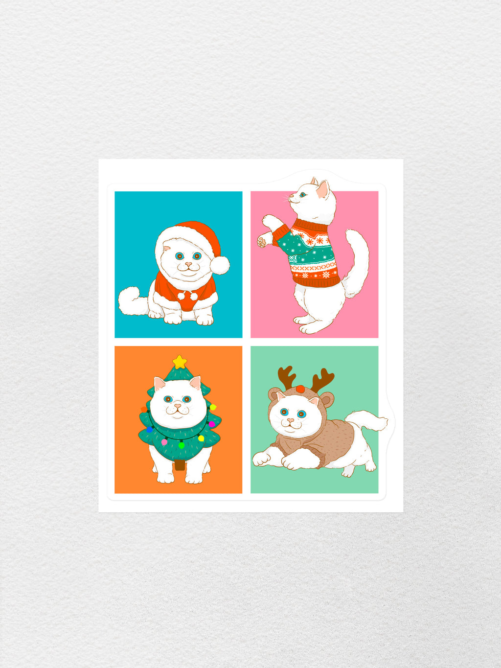Purrmas Sticker
