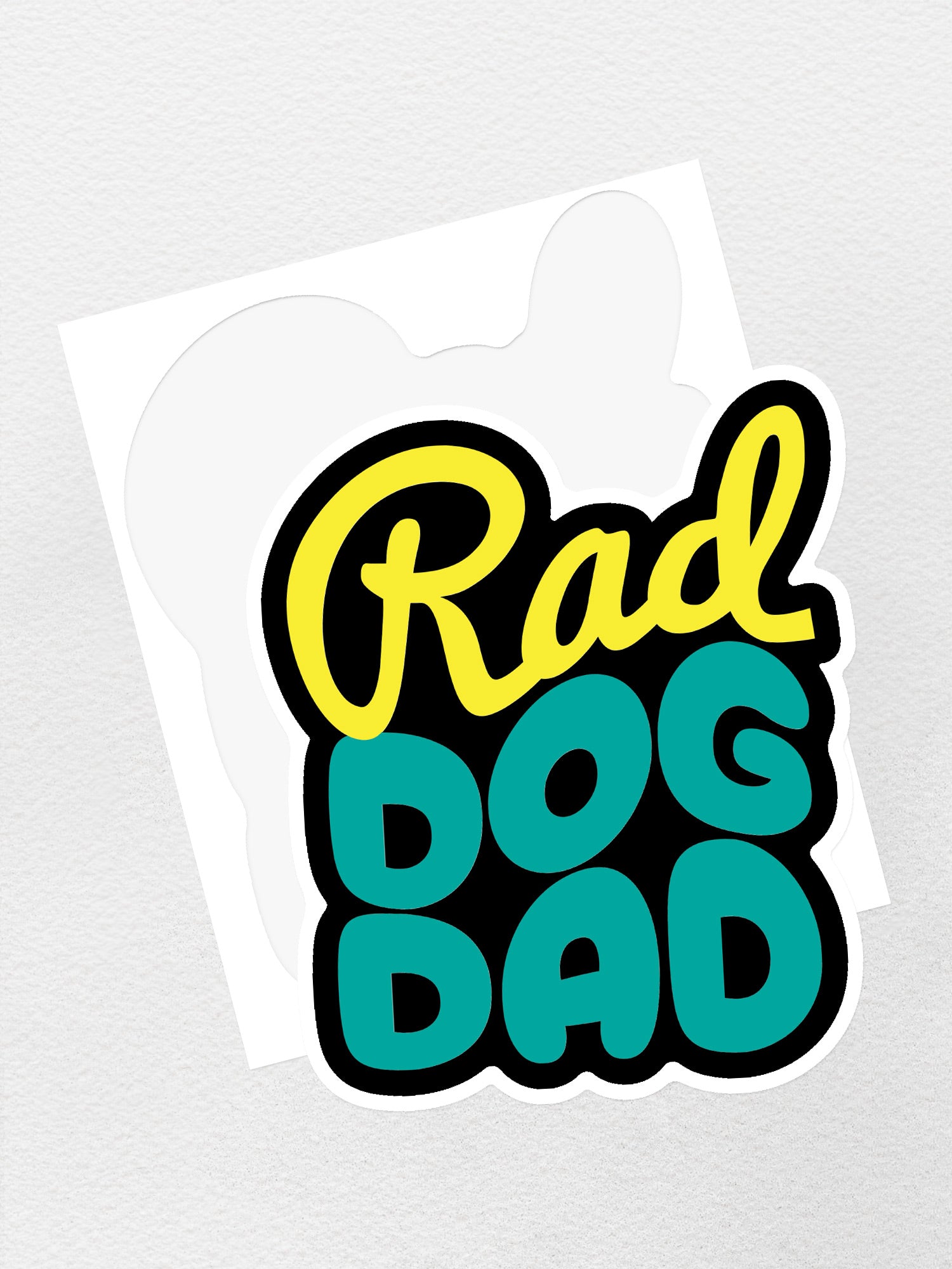 Rad Dog Dad Sticker
