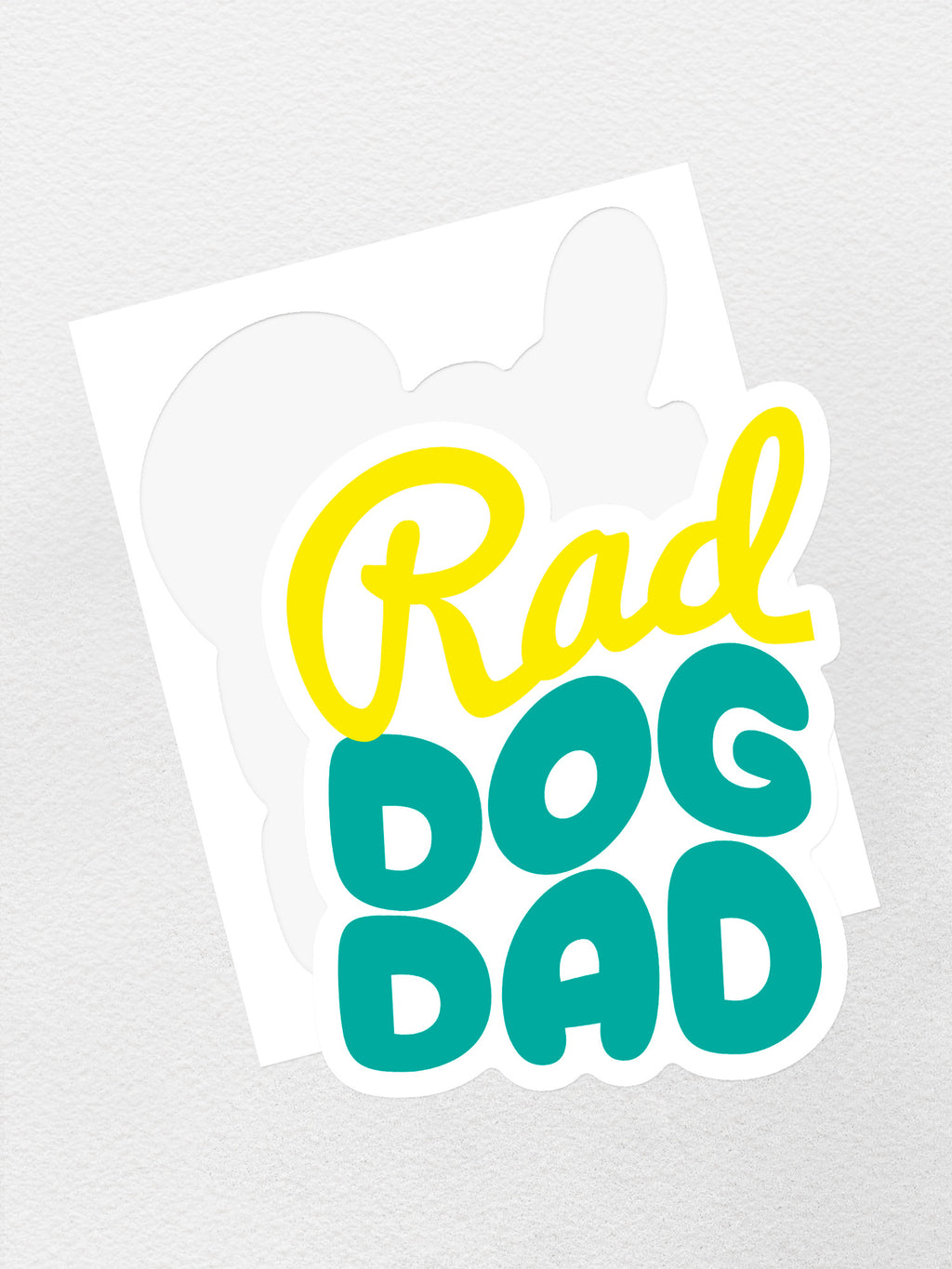 Rad Dog Dad Sticker