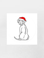 Rhodesian Ridgeback Christmas Edition Sticker