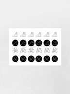 Basset Hound Sticker Sheet