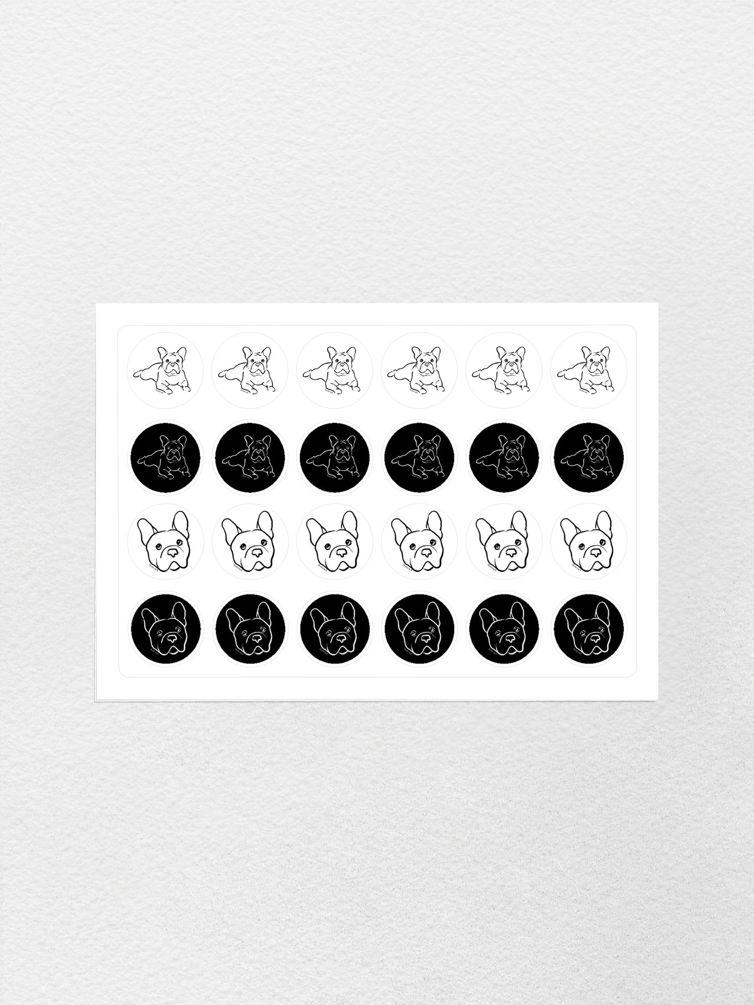 French Bulldog Sticker Sheet