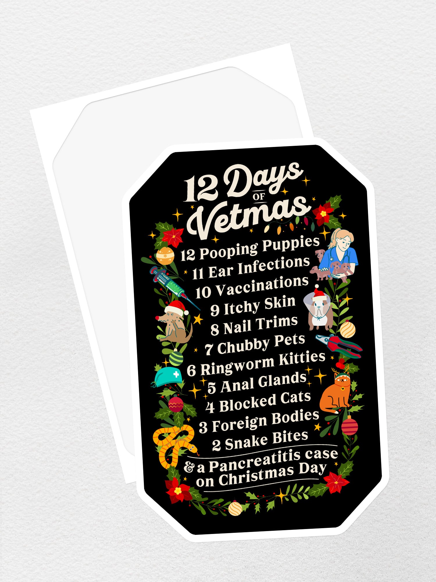 12 Days Of Vetmas Sticker
