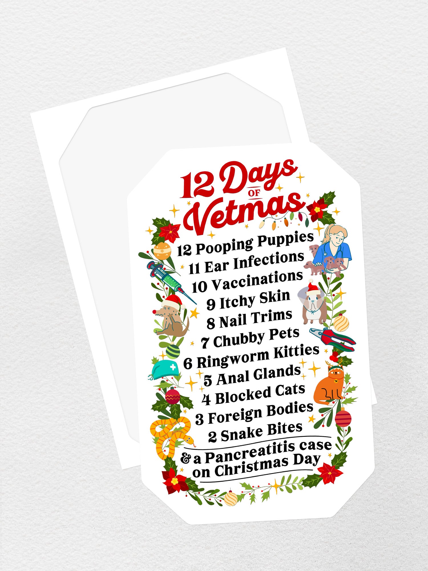 12 Days Of Vetmas Sticker