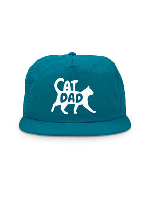 Cat Dad Silhouette Quick-Dry Cap