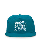 Horses Set Me Free Quick-Dry Cap