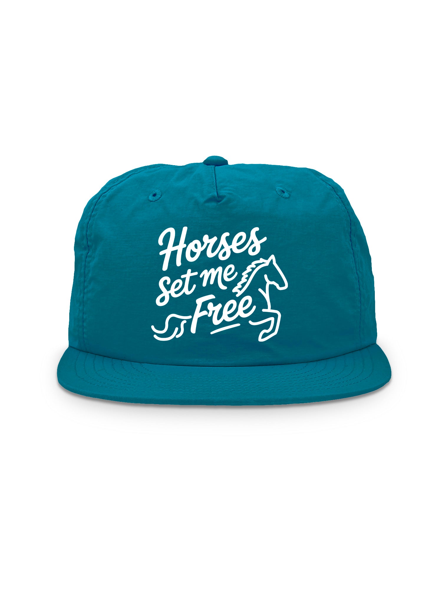 Horses Set Me Free Quick-Dry Cap