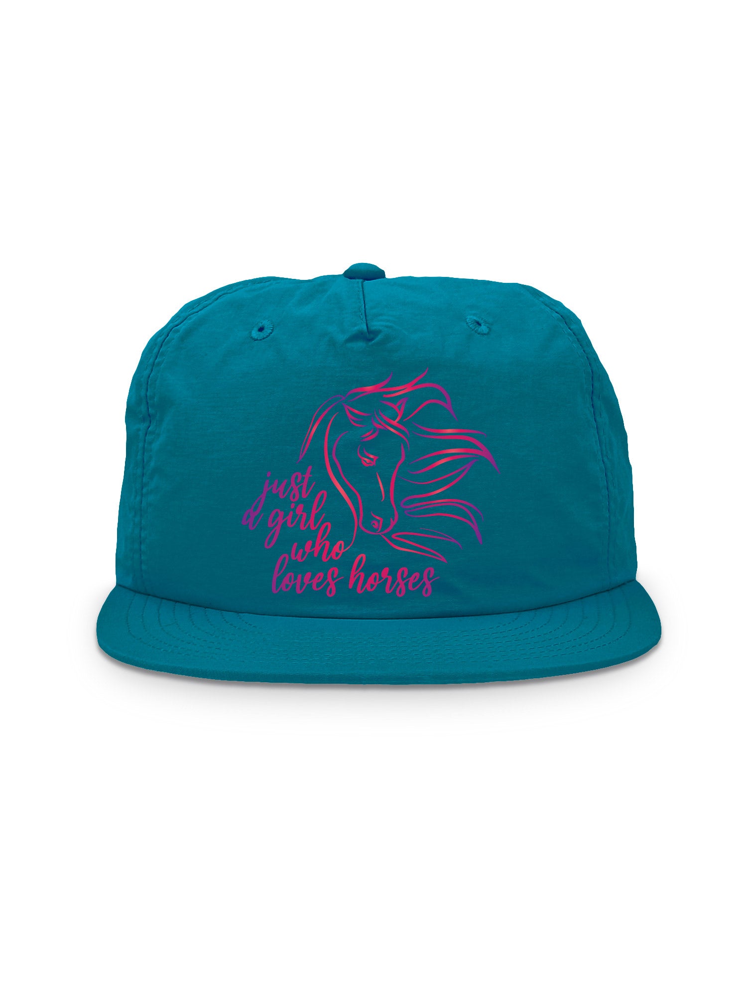 Just A Girl Who Loves Horses Quick-Dry Cap