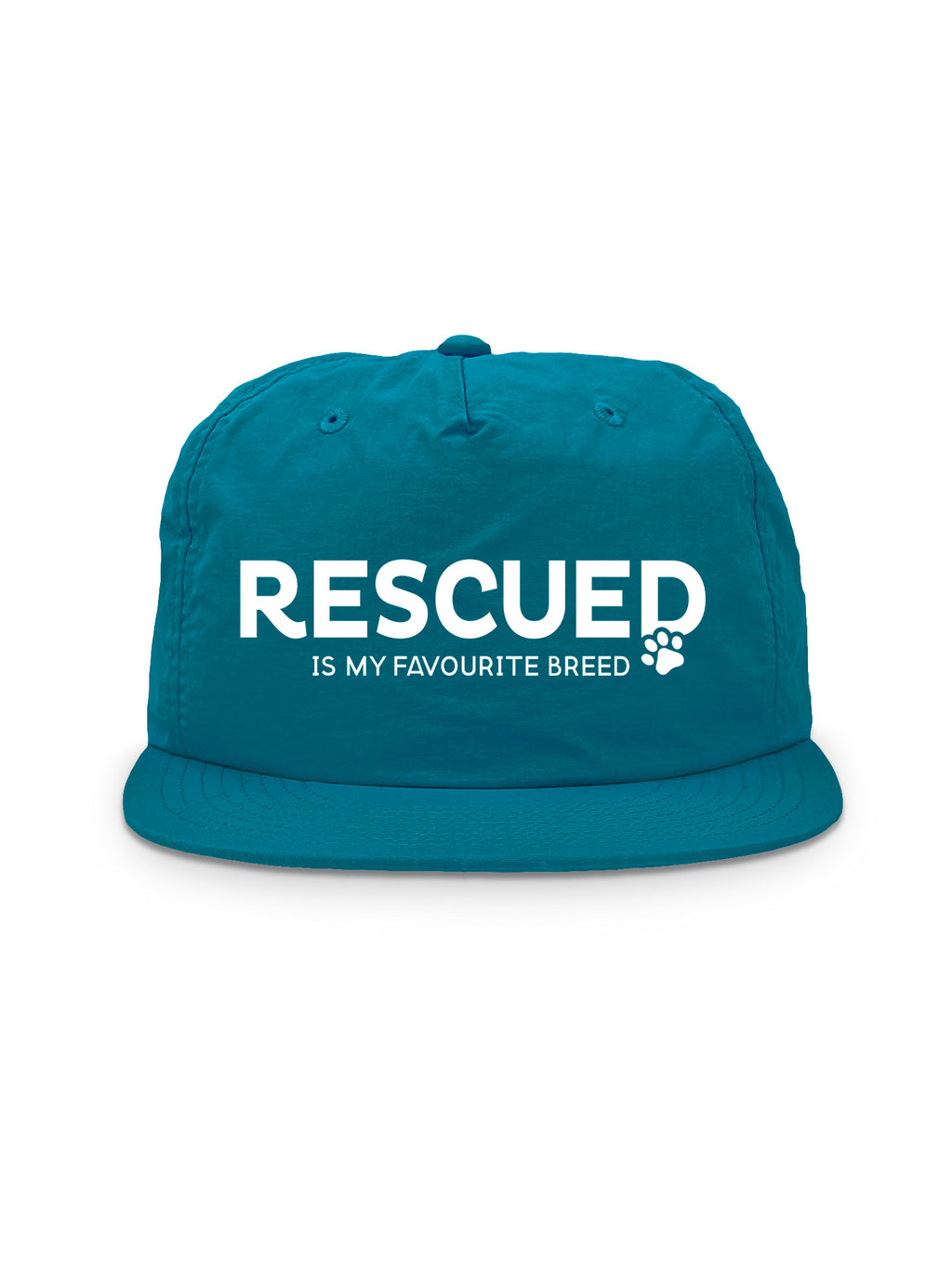 Rescued Is My Favourite Breed Quick-Dry Cap