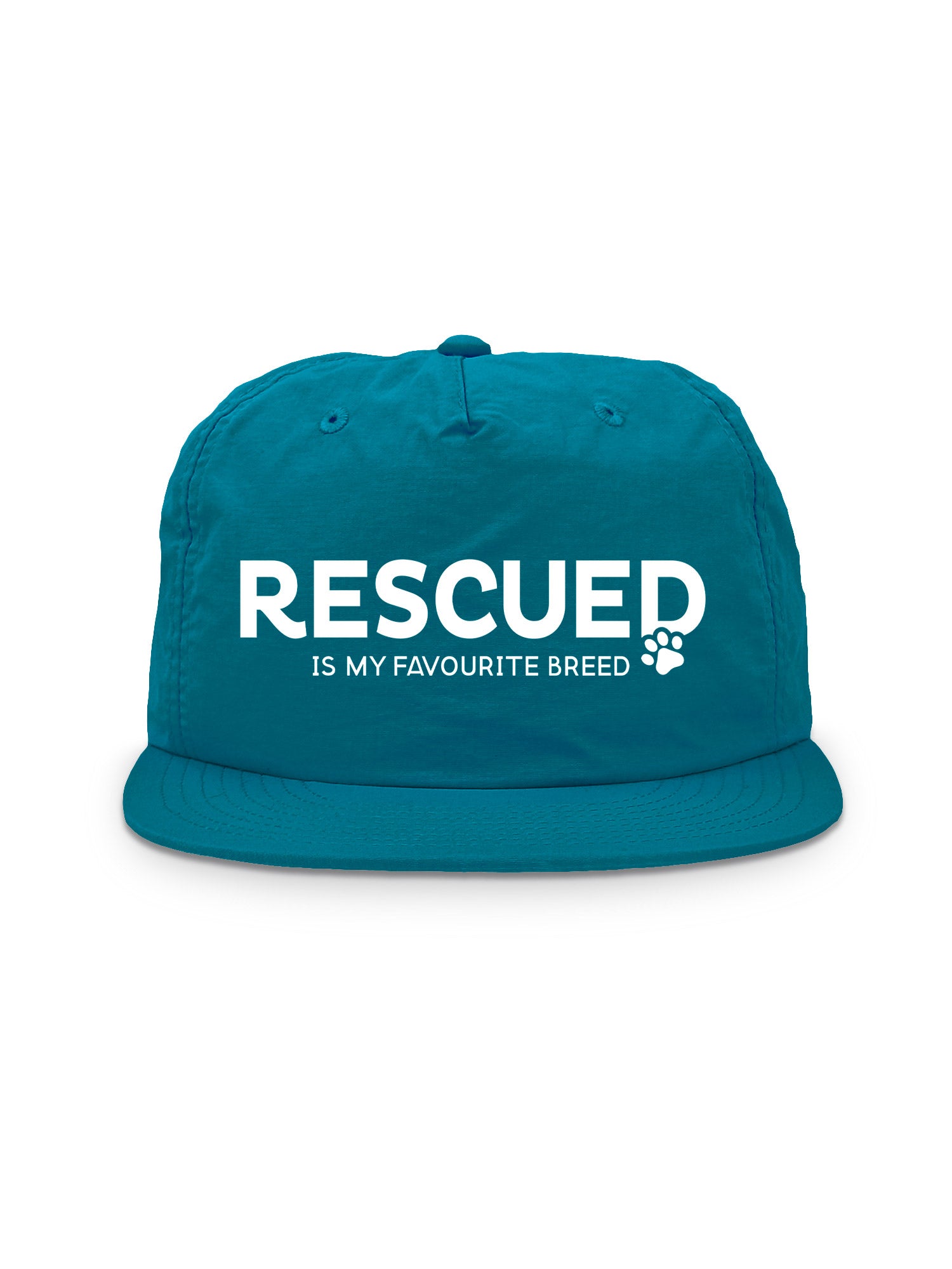 Rescued Is My Favourite Breed Quick-Dry Cap