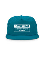 Warning Sign! Easily Distracted By... Customisable Quick-Dry Cap