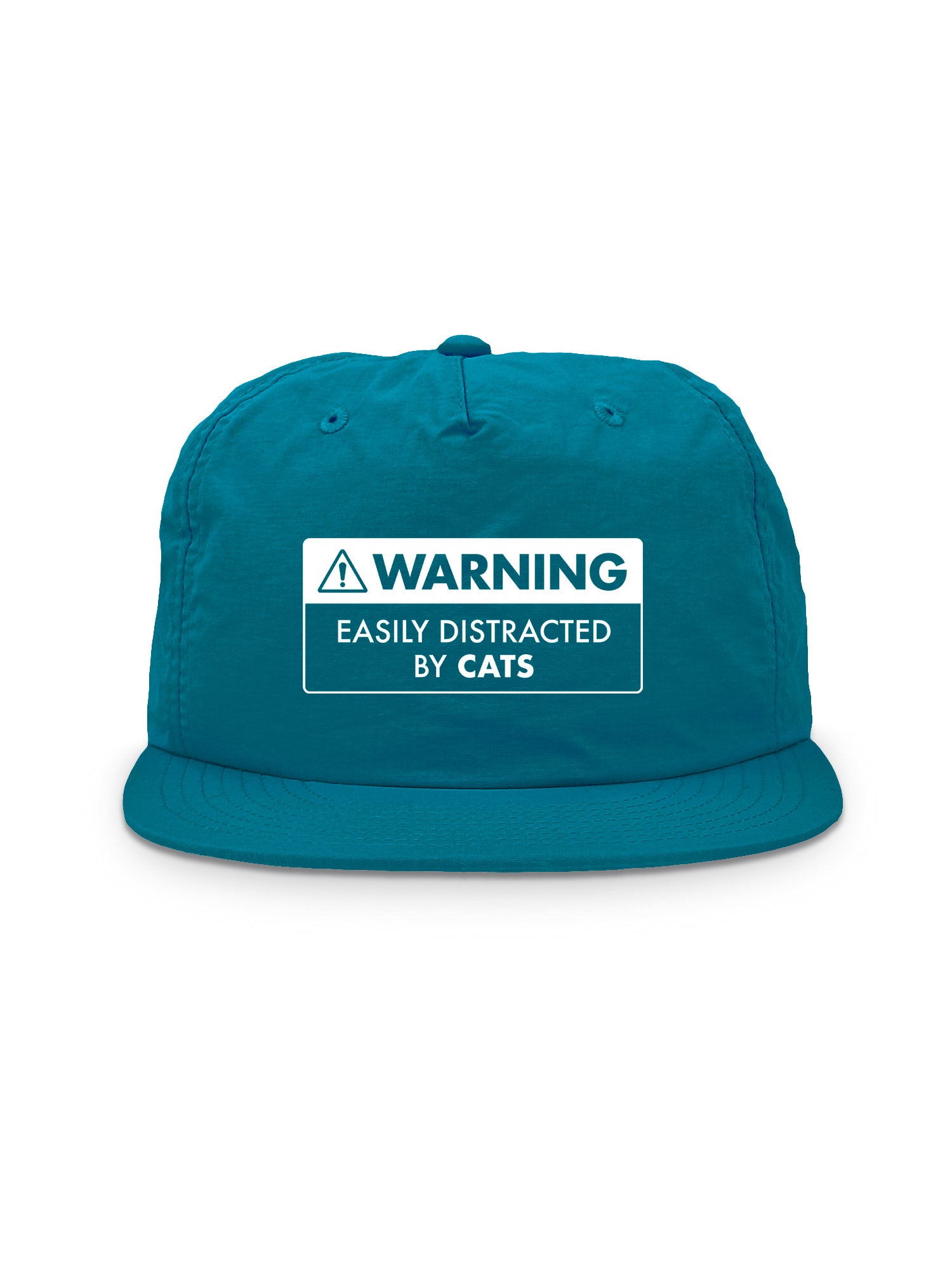 Warning Sign! Easily Distracted By... Customisable Quick-Dry Cap