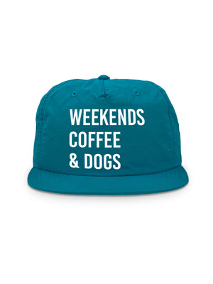 Weekends Coffee & Dogs Quick-Dry Cap