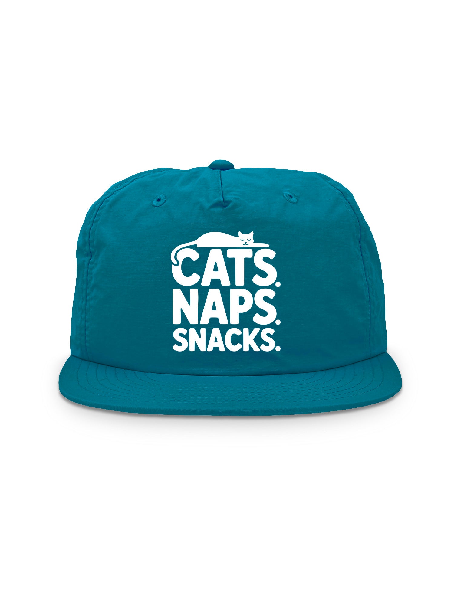 Cats. Naps. Snacks. Quick-Dry Cap