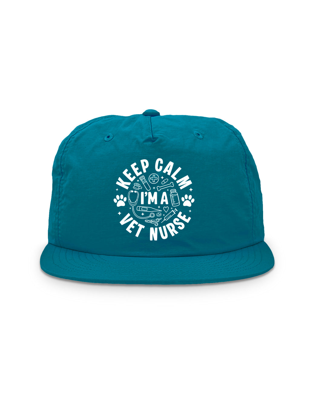 Keep Calm I'm A Vet Nurse Quick-Dry Cap